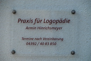 Praxisschild